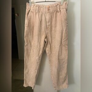 EUC Universal Thread pink baggy style pants w/elastic band, Size 14